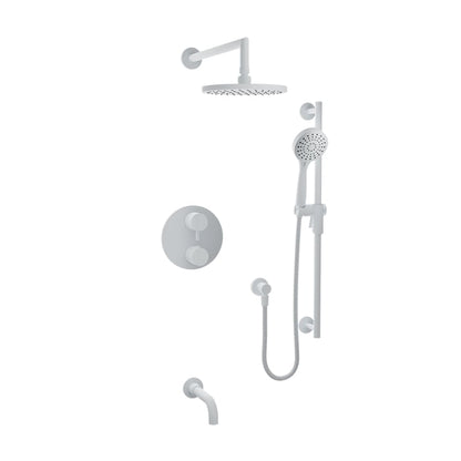 Complete thermostatic pressure-balanced shower kit Collection: ZIP B66