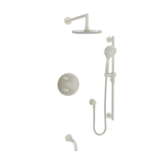 Complete thermostatic pressure-balanced shower kit Collection: ZIP B66