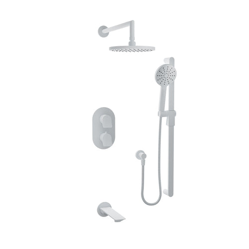 Baril Complete thermostatic pressure-balanced shower kit