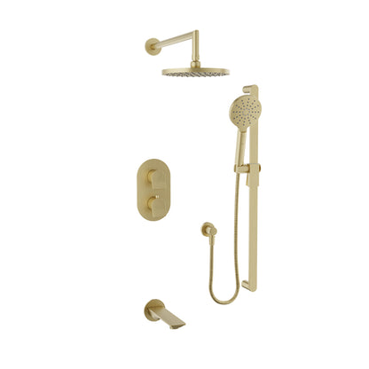 Baril Complete thermostatic pressure-balanced shower kit