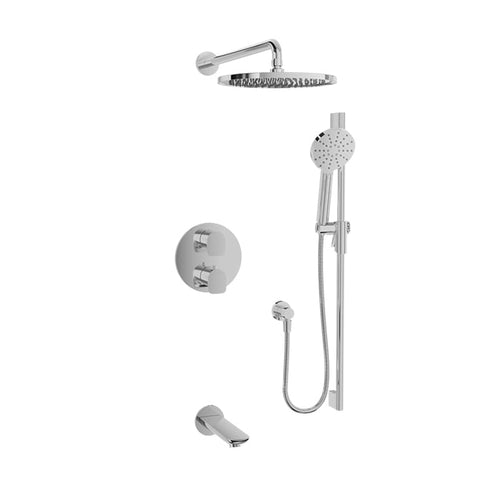 Baril Complete thermostatic pressure-balanced shower kit