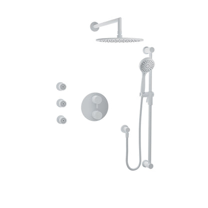 Baril Complete thermostatic pressure-balanced shower kit