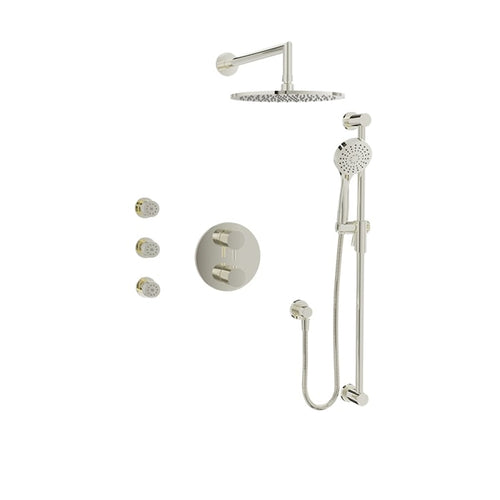 Baril Complete thermostatic pressure-balanced shower kit