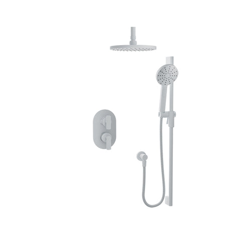 Baril Complete pressure-balanced shower kit (handle options)
