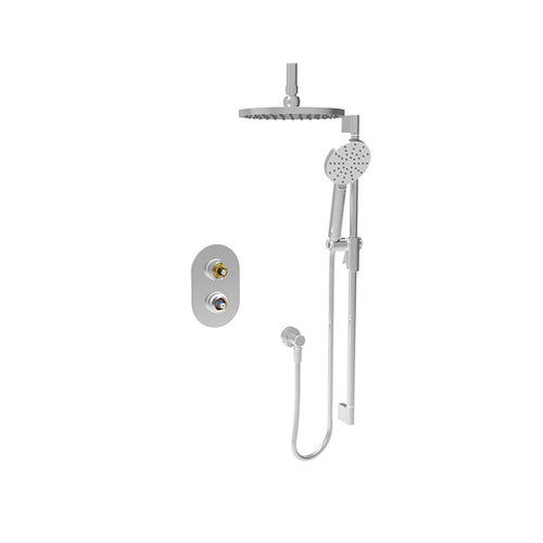 Baril Complete pressure-balanced shower kit (handle options)