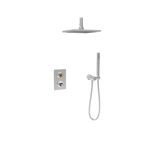 Baril Complete pressure-balanced shower kit (handle options)