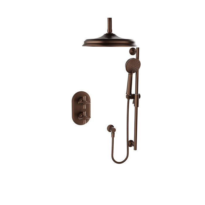 Baril Complete thermostatic pressure-balanced shower kit