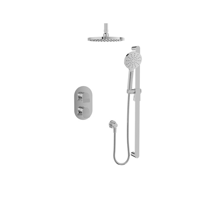 Baril Complete thermostatic pressure-balanced shower kit