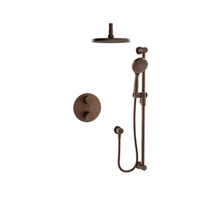 Baril Complete thermostatic pressure-balanced shower kit