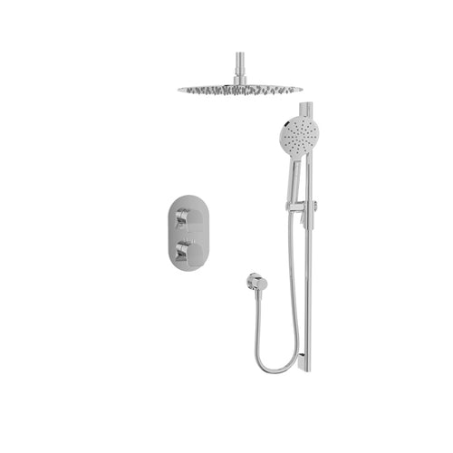 Baril Complete thermostatic pressure-balanced shower kit