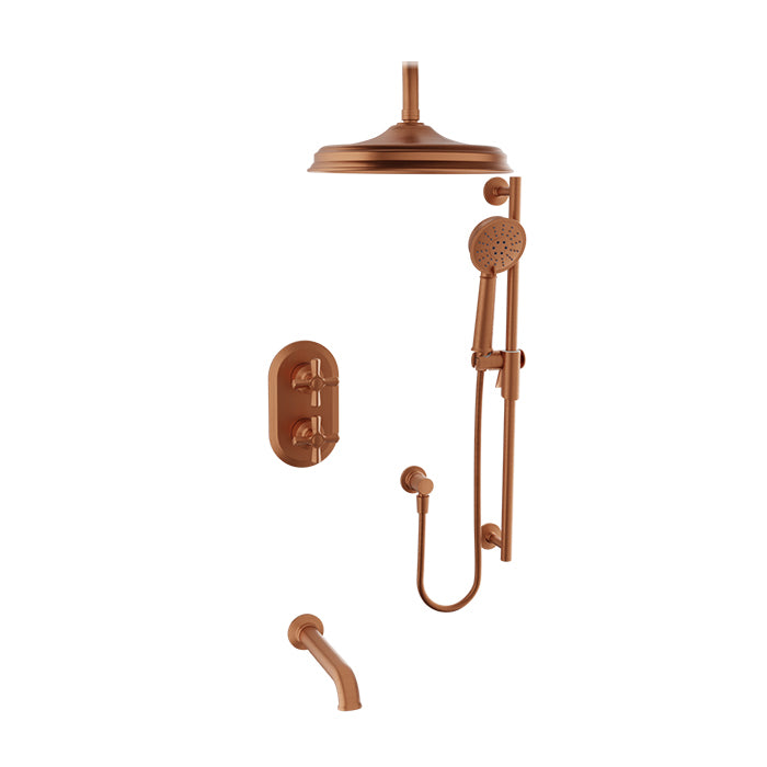 Baril Complete thermostatic pressure-balanced shower kit PRR-4303-20