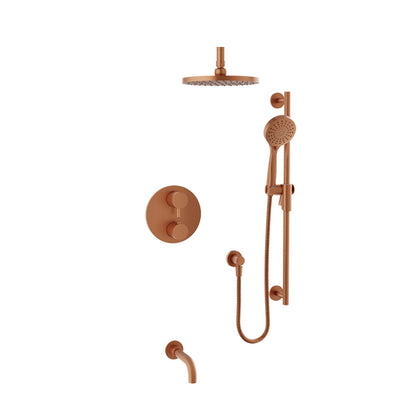 Baril Complete thermostatic pressure-balanced shower kit