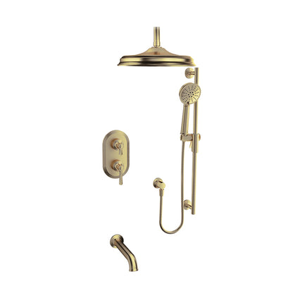 Baril Complete thermostatic pressure-balanced shower kit
