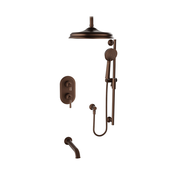 Baril Complete thermostatic pressure-balanced shower kit