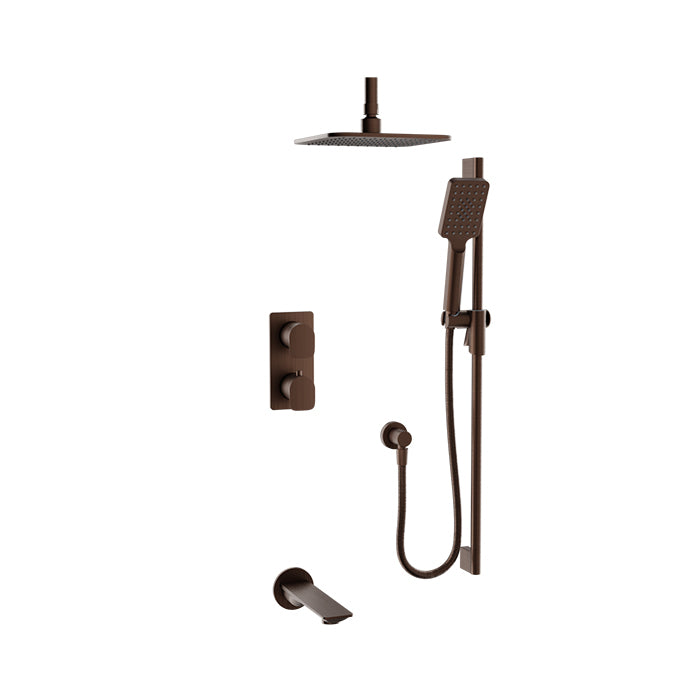 Baril Complete thermostatic pressure-balanced shower kit