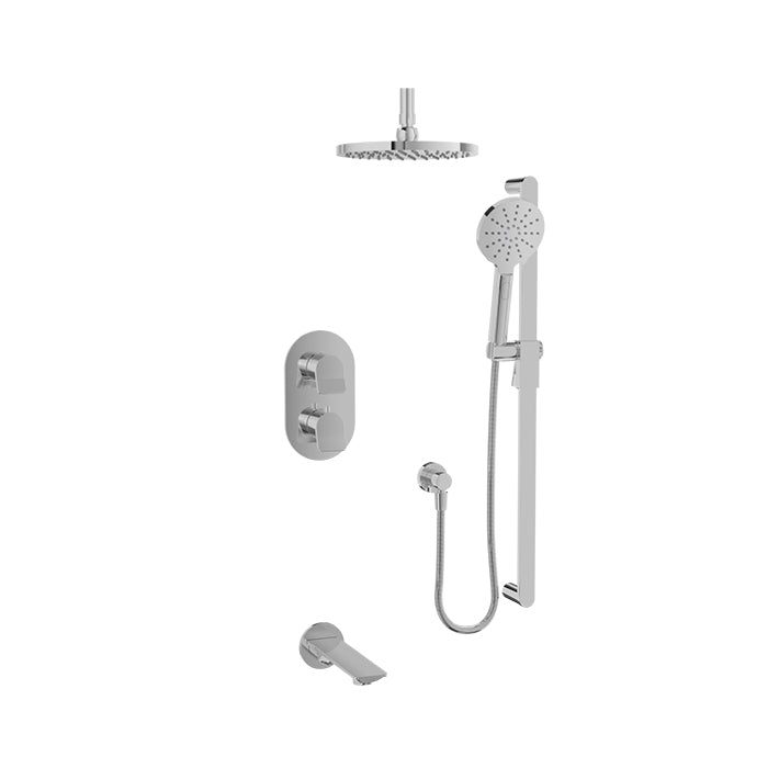 Baril Complete thermostatic pressure-balanced shower kit