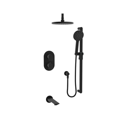 Baril Complete thermostatic pressure-balanced shower kit