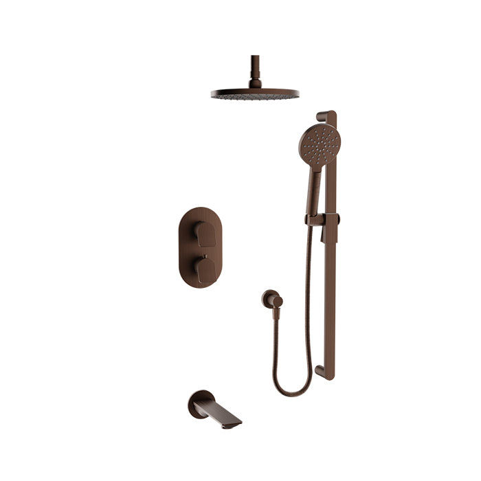 Baril Complete thermostatic pressure-balanced shower kit