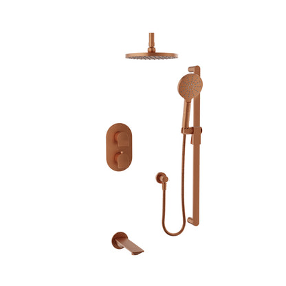 Baril Complete thermostatic pressure-balanced shower kit