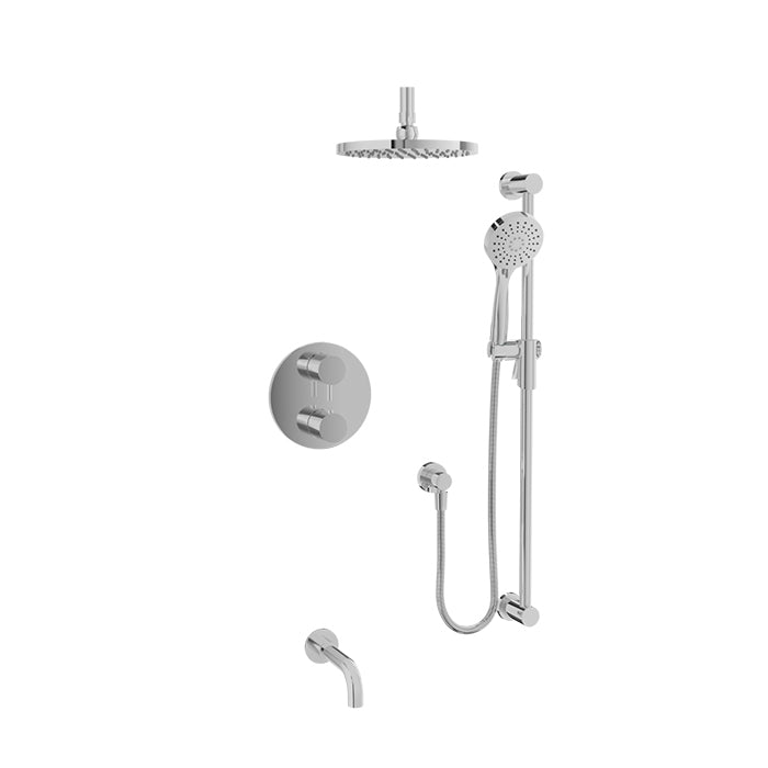 Baril Complete thermostatic pressure-balanced shower kit