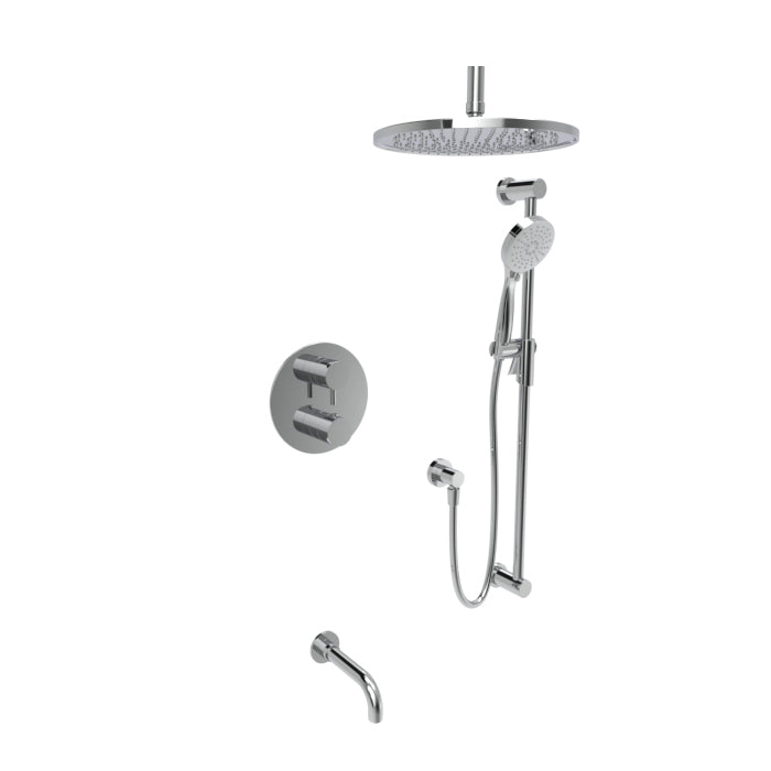 Baril Complete thermostatic pressure-balanced shower kit