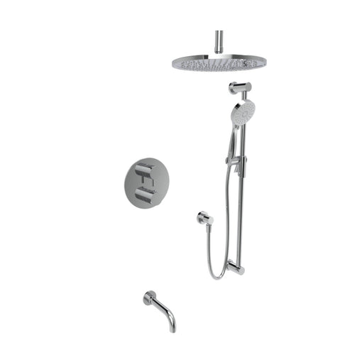 Baril Complete thermostatic pressure-balanced shower kit