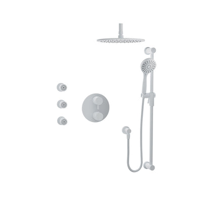 Baril Complete thermostatic pressure-balanced shower kit