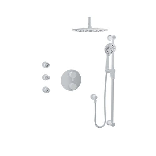 Baril Complete thermostatic pressure-balanced shower kit