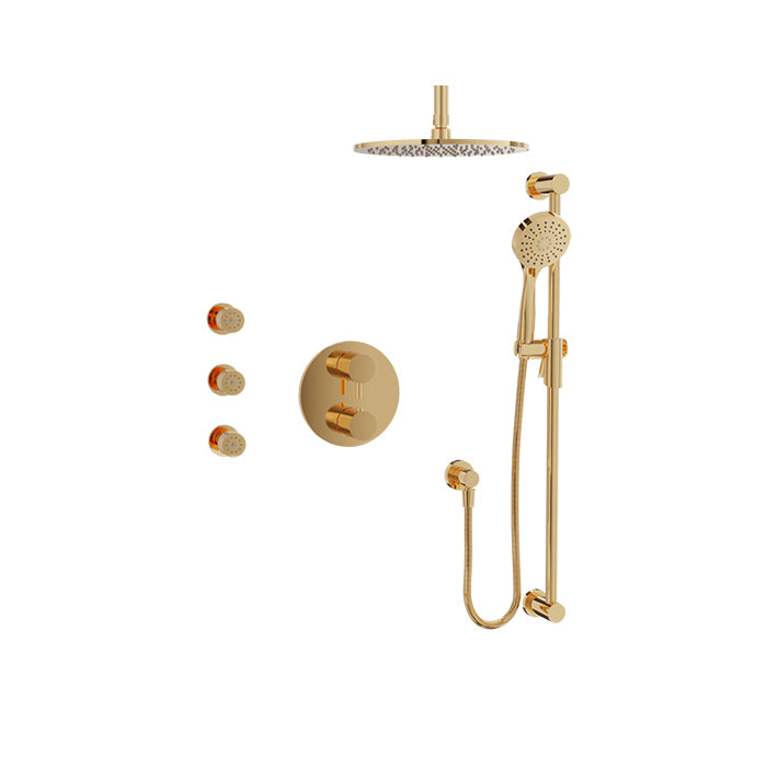 Baril Complete thermostatic pressure-balanced shower kit