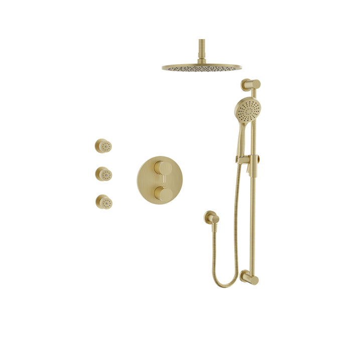 Baril Complete thermostatic pressure-balanced shower kit