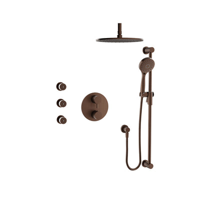Baril Complete thermostatic pressure-balanced shower kit