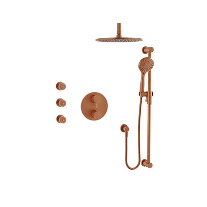 Baril Complete thermostatic pressure-balanced shower kit