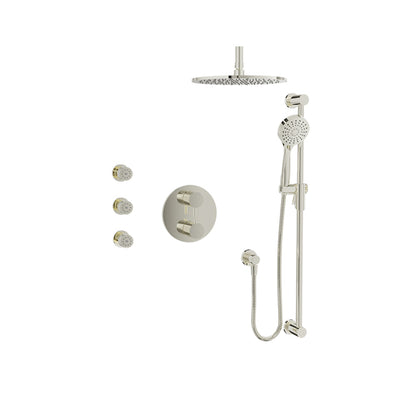 Baril Complete thermostatic pressure-balanced shower kit