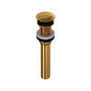Lavatory Push Drain Without Overflow - English Gold | Model Number: 5445EG