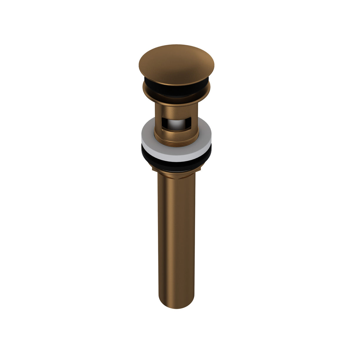 Lavatory Push Drain With Overflow - English Bronze | Model Number: 5447EB