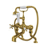 Traditional Exposed Deck Mount Tub Filler - Unlacquered Brass | Model Number: U.3501X/1-ULB