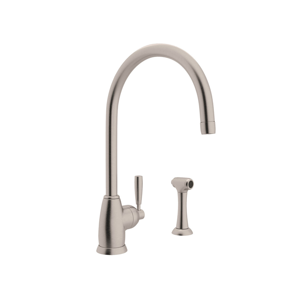 Holborn™ Kitchen Faucet With Side Spray - Satin Nickel | Model Number: U.4846LS-STN-2