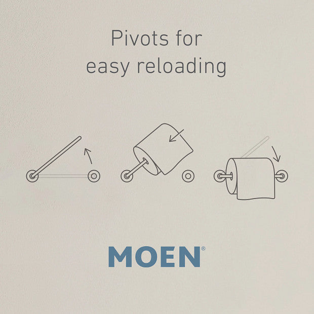 Moen Doux Pivoting Toilet Paper Holder