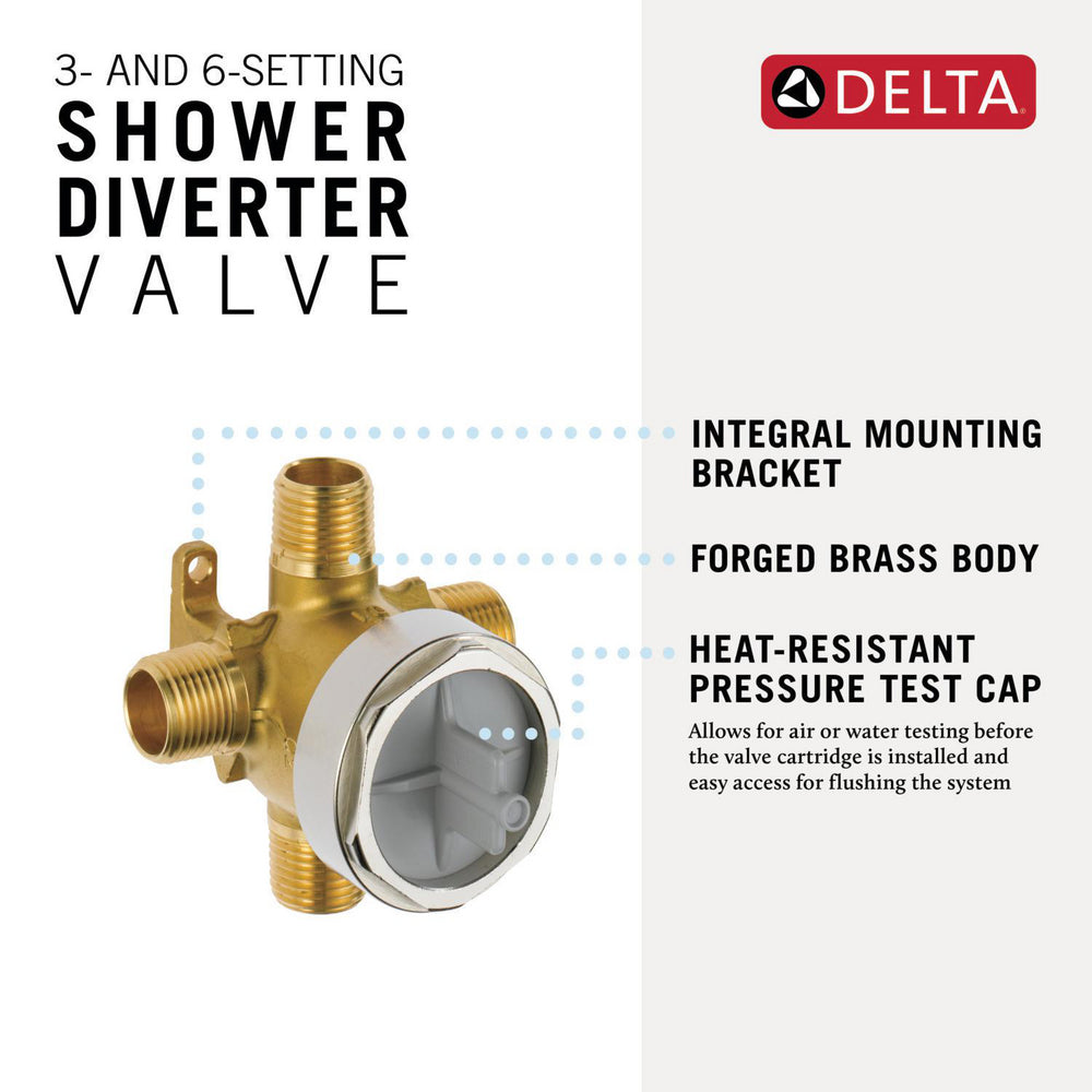Delta 3- and 6-Setting Diverter Rough