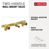 Delta Two Handle Wall Mount Rough