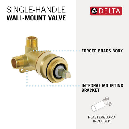 Delta Single Handle Wall Mount Rough