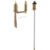 Rough Ins 3 Hole Roman Tub With Hand Shower Fix Rough In - Chrome