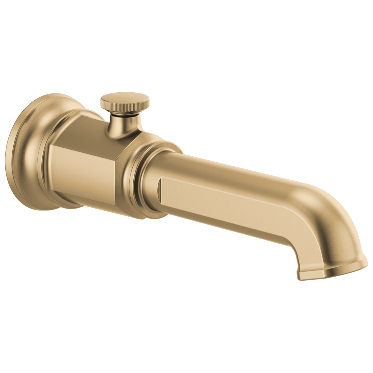 Invari Diverter Tub Spout - Brilliance® Luxe Gold®
