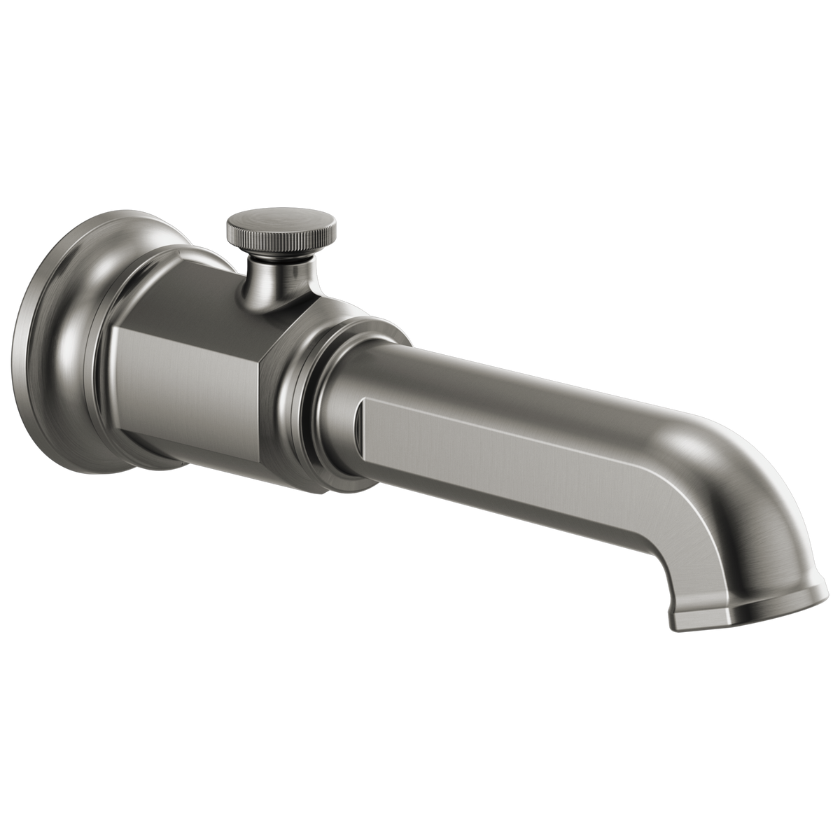 Invari Diverter Tub Spout - Brilliance® Luxe Steel®