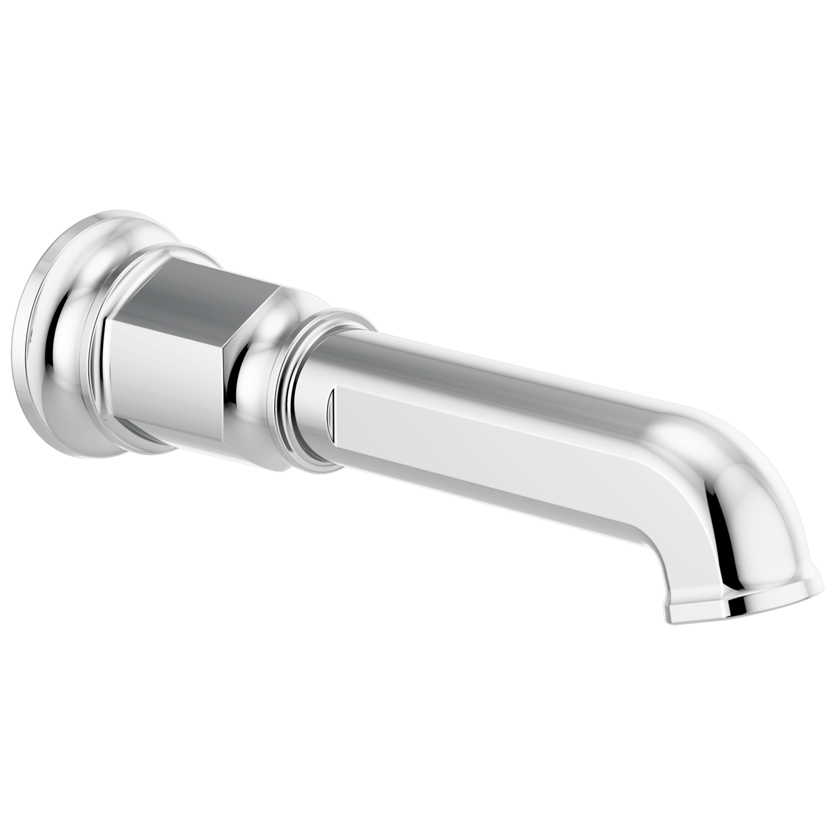 Invari Non-Diverter Tub Spout - Polished Chrome