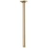 Essential Shower Series 14" Ceiling Mount Shower Arm And Round Flange - Brilliance® Luxe Gold®