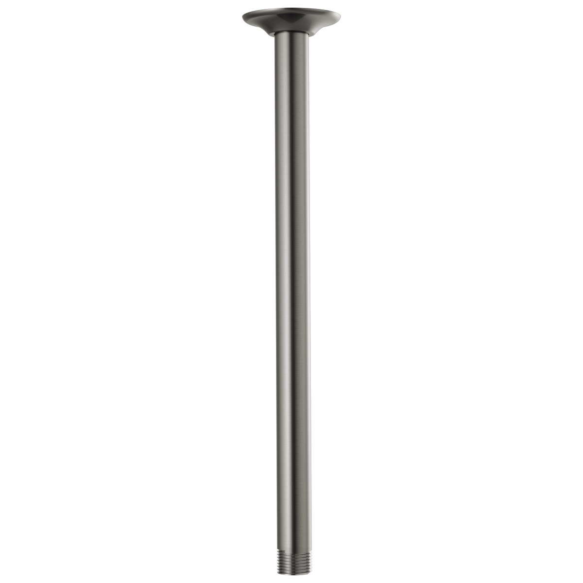 Essential Shower Series 14" Ceiling Mount Shower Arm And Round Flange - Brilliance® Luxe Steel®