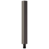 Essential Shower Series Linear Square Shower Column Extension - Brilliance® Black Onyx