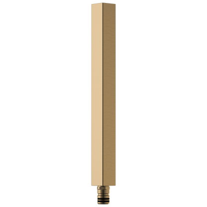 Essential Shower Series Linear Square Shower Column Extension - Brilliance® Luxe Gold®