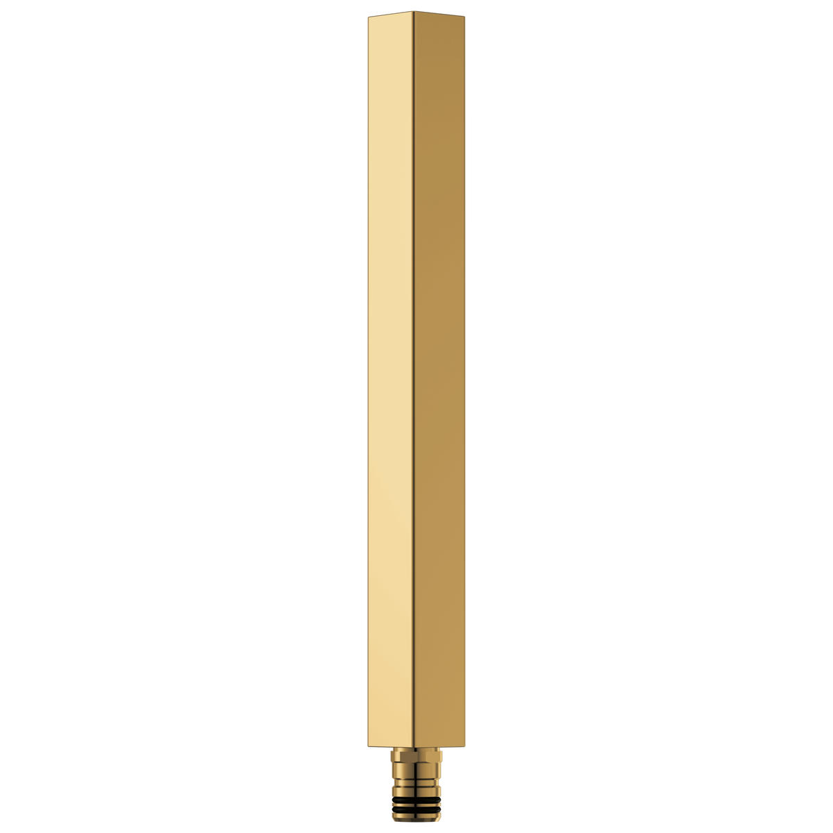 Essential Shower Series Linear Square Shower Column Extension - Brilliance® Polished Gold